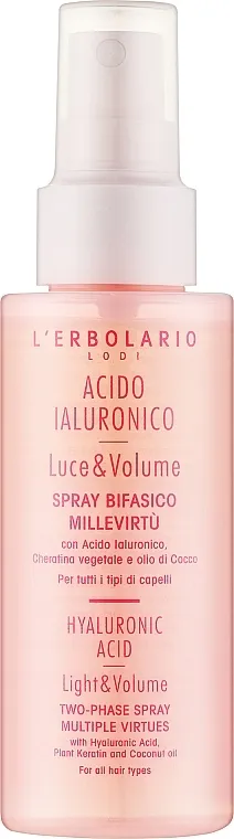 L'Erbolario Hyaluronic Acid Two-phase Spray Multiple Virtues Dvofazni sprej za kosu
