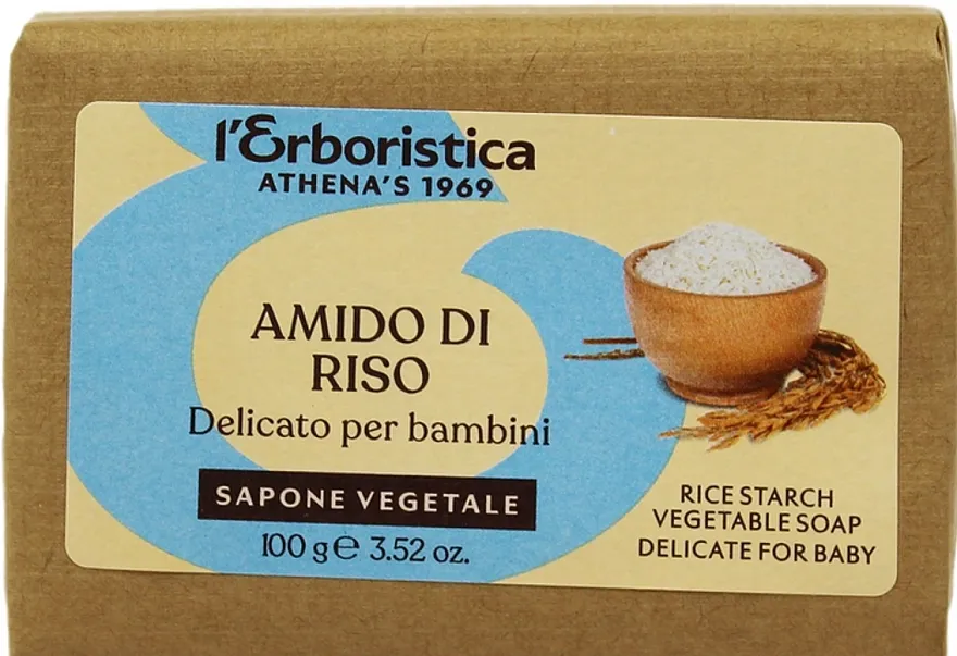 L'Erboristica Athena's Rice Starch Vegetable Soap Prirodni sapun