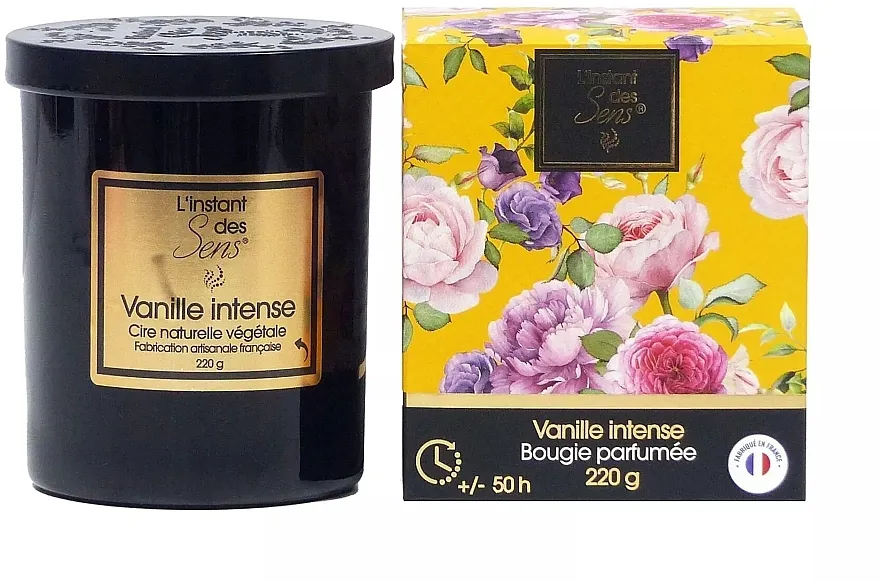 L'instant des Sens Intense Vanilla Scented Candle Mirisna sveća Vanille Intense
