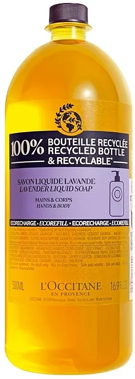 L'Occitane Lavande Liquid Soap Refill Tečni sapun "Lavanda"