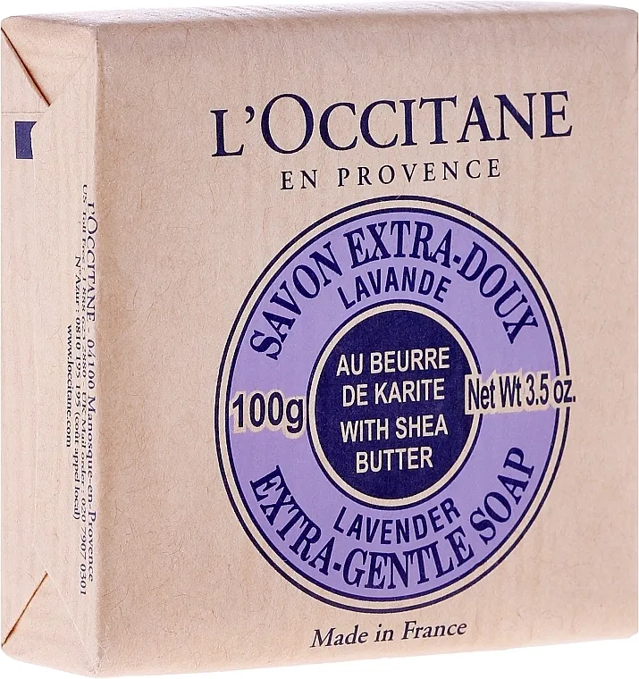 L'occitane Shea Butter Extra Gentle Soap-Lavender Sapun "Shea-lavanda"