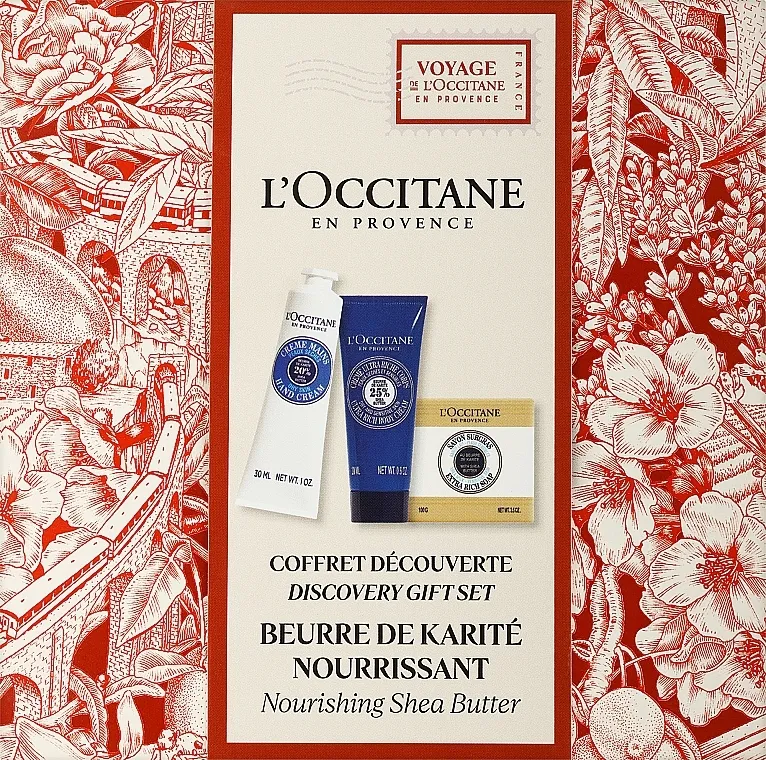 L'Occitane Shea Butter (h/cr/30ml + b/cr/20ml + soap/100g) Set