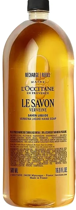 L'Occitane Shea Butter Verbena Liquid Hand Soap Refill Tečni sapun za ruke sa ekstraktom verbene (punjenje)
