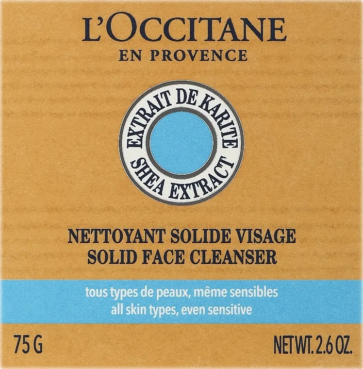 L'Occitane Shea Solid Face Cleanser Sapunska pločica za umivanje lica