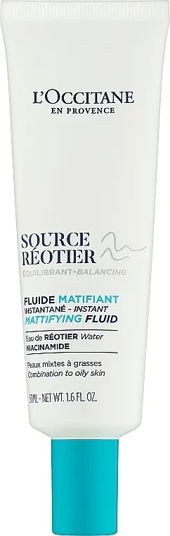 L'Occitane Source Reotier Mattifying Fluid Matirajući puder za lice