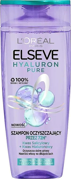 L'Oreal Paris Elseve Hyaluron Pure Shampoo Šampon za kosu