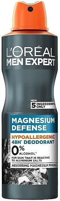 L'oreal Paris Men Expert Magnesium Defence 48H Deodorant Dezodorans u spreju
