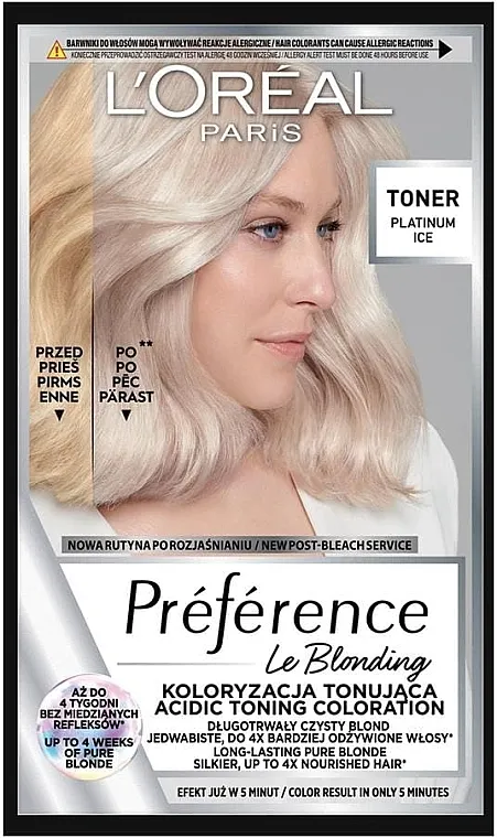 L'Oreal Paris Preference Le Blonding Toner Toner za kosu