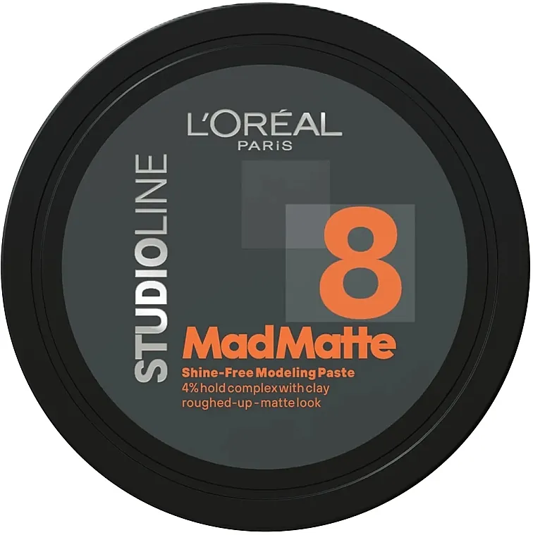 L'Oreal Paris Studio Line 8 MadMatte Shine-Free Modeling Paste Pasta za oblikovanje kose