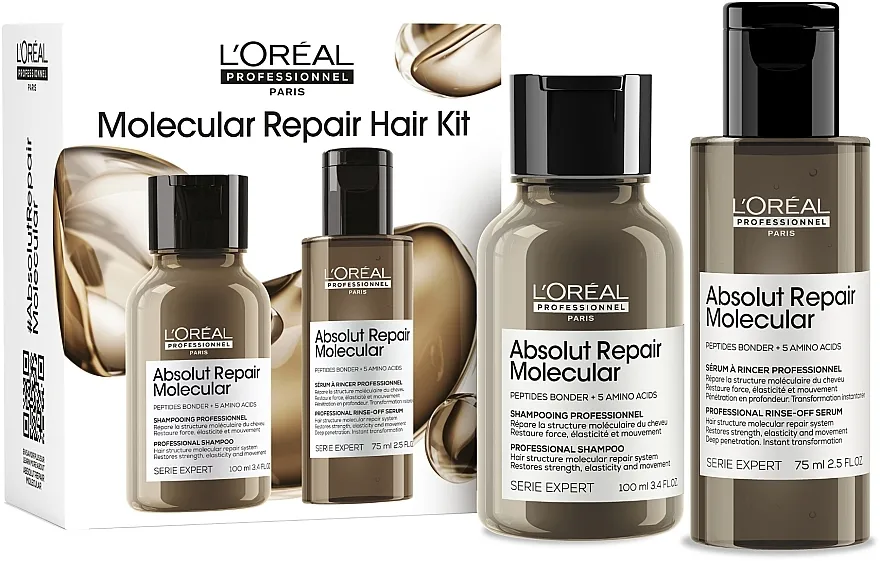 L'Oreal Professionnel Serie Expert Absolut Repair Molecular (shm/100ml + h/ser/75ml) Set