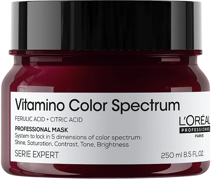 L'Oreal Professionnel Vitamino Color Spectrum Mask Profesionalna maska koja pruža blistav sjaj i očuvanje 5 dimenzija boje nakon farbanja kose