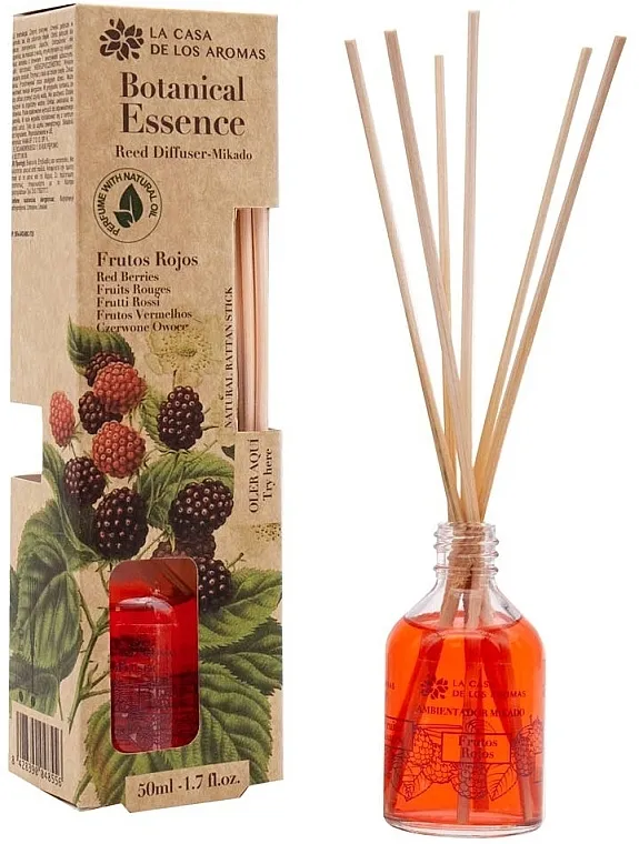 La Casa de Los Aromas Botanical Essence Reed Diffuser Red Fruits Aroma difuzor "Wild berries"