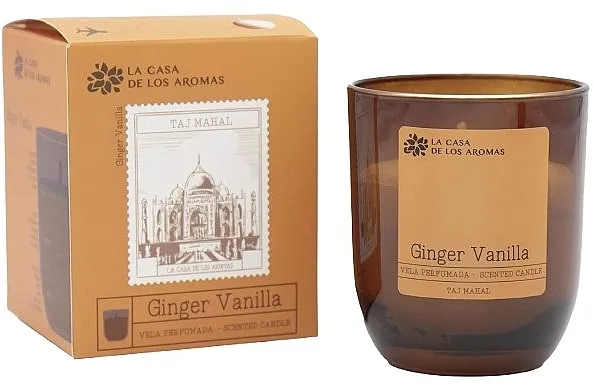 La Casa de Los Aromas Ginger Vanilla Scented Candle Mirisna sveća Đumbir i vanila