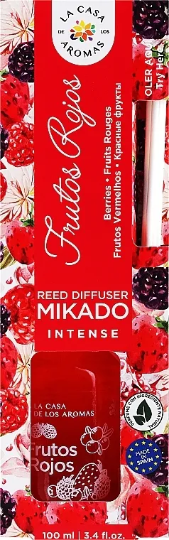 La Casa de Los Aromas Mikado Intense Reed Diffuser Aroma difuzor "Crveno voće"