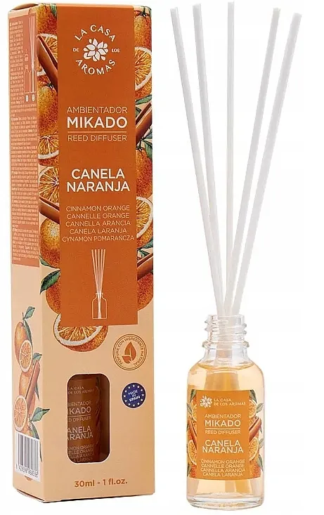 La Casa de Los Aromas Mikado Reed Diffuser Difuzor mirisa Cimet i Narandža