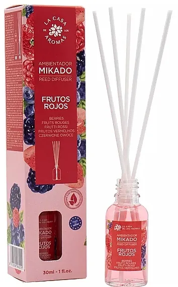 La Casa de Los Aromas Mikado Reed Diffuser Difuzor mirisa Red &amp; Fruits