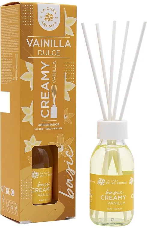 La Casa De Los Reed Diffuser Creamy Vainilla Aroma difuzor "Vanila"