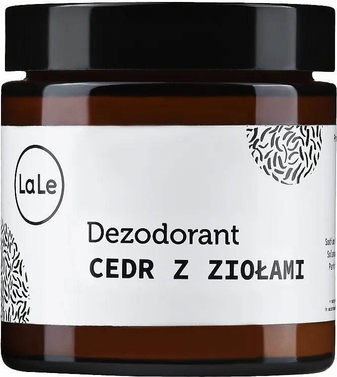 La-Le Cream Deodorant Krema-dezodorans sa kedrovim uljem i biljem, staklo