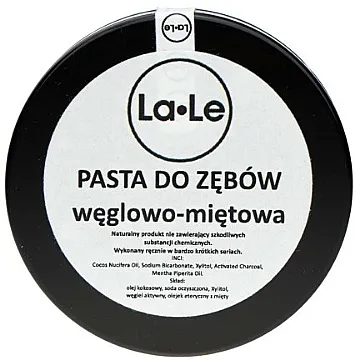 La-Le Mint Toothpaste Pasta za zube "Menta-ugalj"