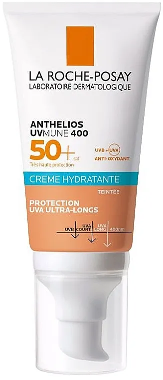 La Roche-Posay Anthelios Anthelios UVMune 400 SPF50+ Hydrating Cream Tinted Hidratantna tonirana krema sa zaštitnim faktorom