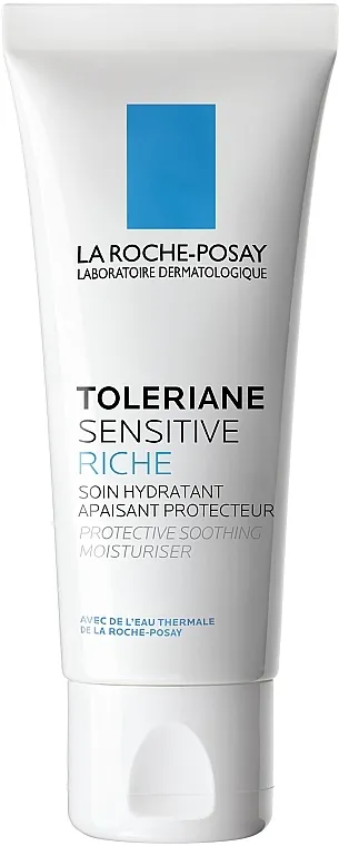 La Roche-Posay Toleriane Sensitive Riche Prebiotička hidratantna krema za zaštitu i umirivanje kože lica
