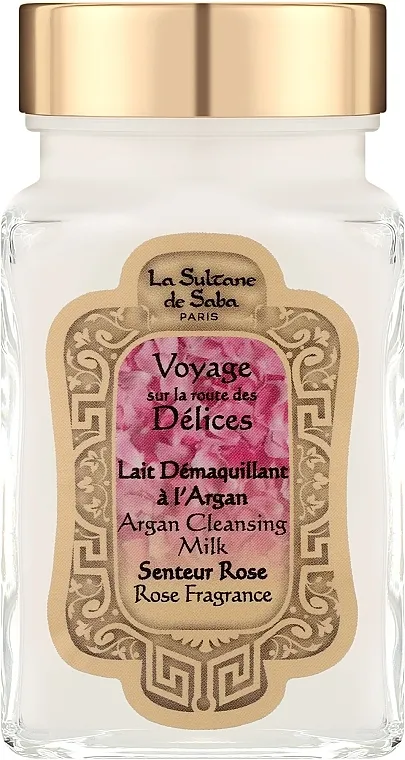 La Sultane De Saba Argan Cleansing Milk Mleko za skidanje šminke Rose