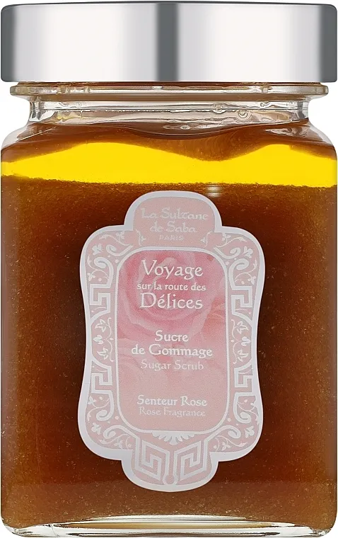 La Sultane de Saba Sugar Scrub Šećerni piling za telo "Rose"