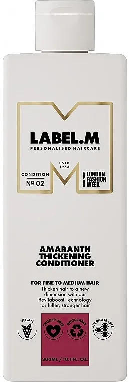 Label.m Amaranth Thickening Conditioner Regenerator za zgušnjavanje kose