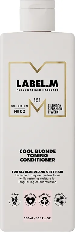 Label.m Cool Blonde Toning Conditioner Regenerator za svetlu kosu