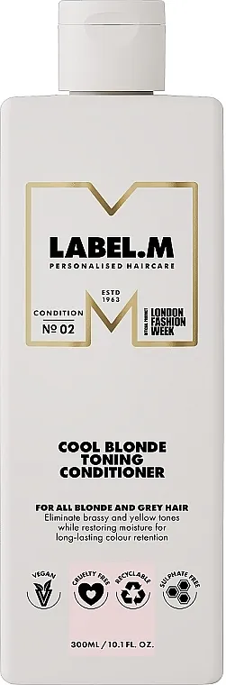 Label.m Cool Blonde Toning Conditioner Tonirajući balzam za kosu