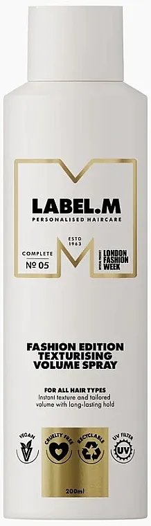 Label.m Fashion Edition Texturising Volume Spray Sprej za oblikovanje i volumen kose