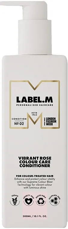 Label.m Professional Vibrant Rose Colour Care Conditioner Regenerator za farbanu kosu