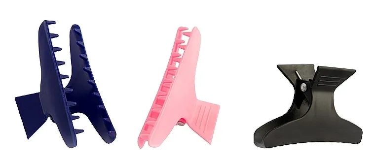 Labor Pro Šnale za kosu, dužina 80 mm, 4 crne, 4 roze, 4 plave