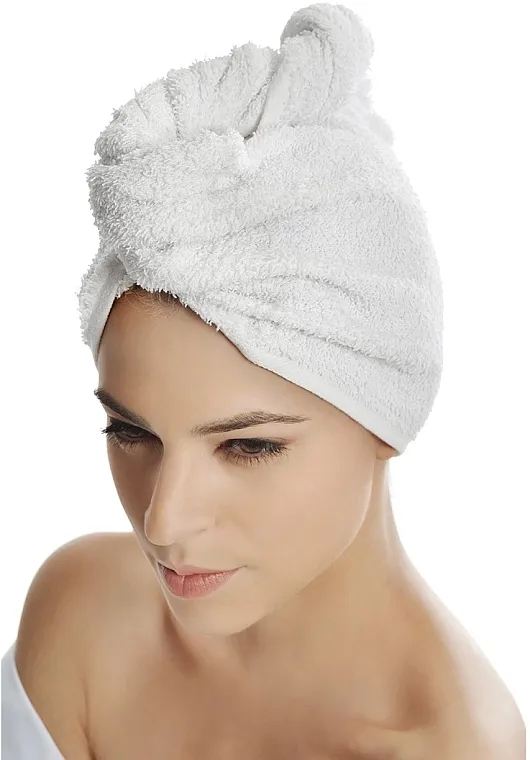 Labor Pro Turban za kosu, H011, beli