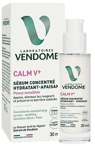 Laboratoires Vendome Calm V+ Soothing Moisturizing Serum Concentrate Hidratantni koncentrat serum