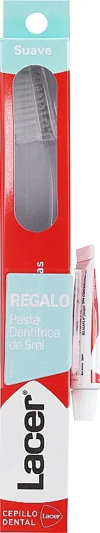 Lacer (toothpaste/5ml + toothbrush /1pcs) Set sa providnom četkom