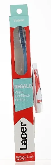 Lacer (toothpaste/5ml + toothbrush /1pcs) Set sa tamnoplavom četkom