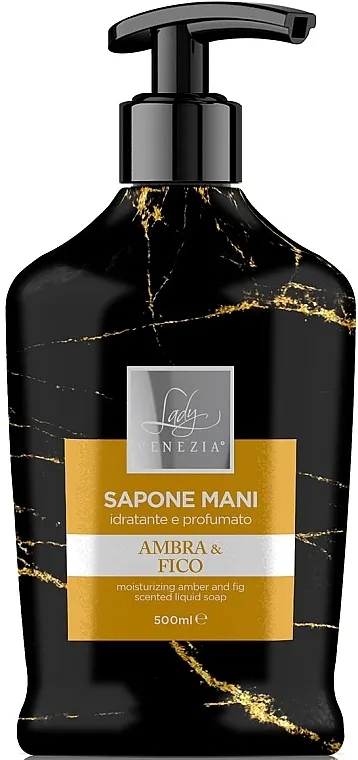 Lady Venezia Marmi Amber &amp; Fig Liquid Soap Tečni sapun Ćilibar i smokva