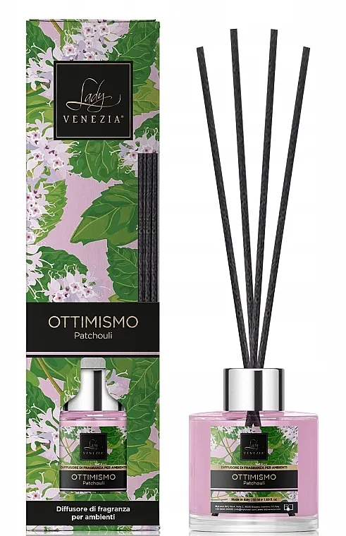 Lady Venezia Ottimismo Patchouli Home Diffuser Difuzor mirisa Sensations. Pačuli