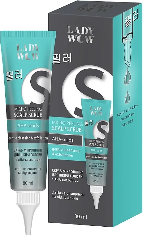 Lady Wow Micro Peeling Scalp Scrub Mikro piling za kožu glave sa AHA kiselinama