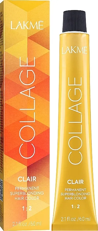 Lakme Collage Clair Superblonding Creme 1+2 Super posvjetljujuća kremasta boja za kosu