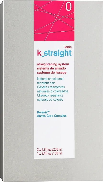 Lakme K.Straight Ionic Straightening System for Resistant Hair 0 Toplinski kompleks za ravnanje grube kose