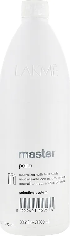 Lakme Master Perm Neutralizer Neutralizator losiona za trajnu