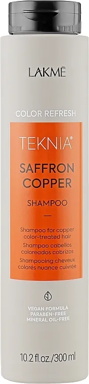 Lakme Teknia Color Refresh Saffron Copper Shampoo Šampon za obnovu boje bakreno obojene kose