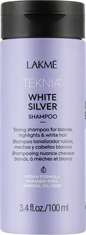 Lakme Teknia White Silver Shampoo Šampon za neutralizaciju žutih tonova u kosi
