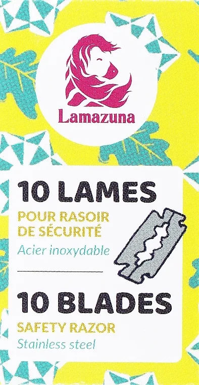 Lamazuna Oštrice za brijanje, obložene platinom