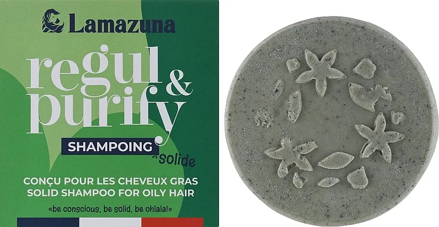 Lamazuna Solid Shampoo For Oily Hair Wild Grasses Scent Čvrsti šampon za masnu kosu