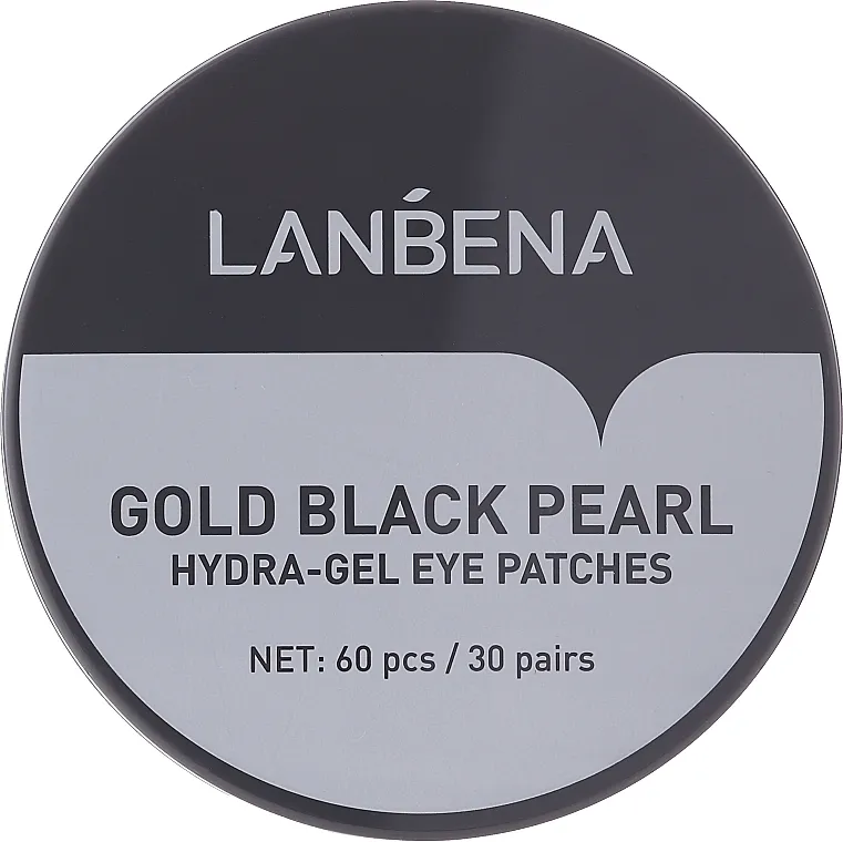 Lanbena Gold Black Pearl Hydra-Gel Eye Patch Hidrogel jastučići za oči sa zlatnim i crnim biserima