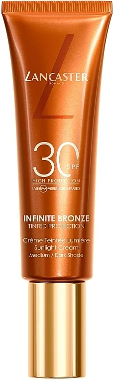 Lancaster Infinite Bronze Sunlight Cream Medium/Dark Shade 30SPF Krema za bronziranje lica