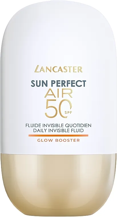 Lancaster Sun Perfect Daily Invisible Fluid Glow Booster Sun Perfect Air SPF 50 Svetlucavi fluid za zaštitu lica od sunca